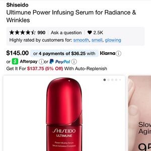 Shiseido Ultimune Limited Edition in Red and Blue